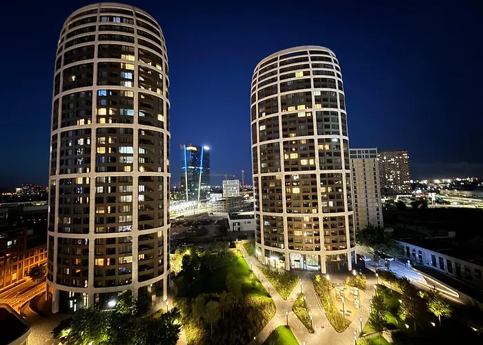 S Vyhladom V Centre, Downtown, Sky Park アパート *